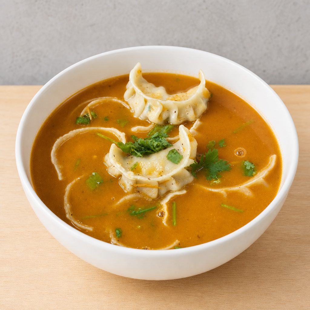 Jhol Momo (Soup).